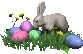 Gif animé Pâques oeuf lapin